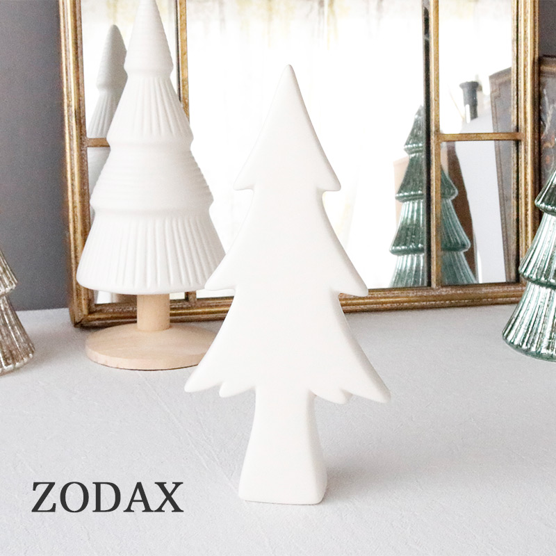 クリスマスツリー 置物 オブジェ おしゃれ マット ホワイトツリー S