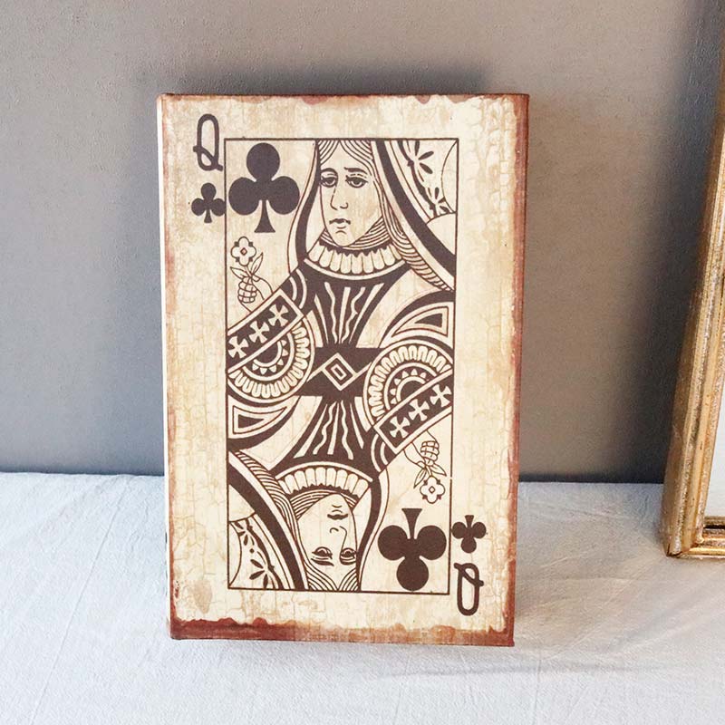 新品未使用未開封トランプセット 装飾ボックス付き HARMONIER（ハルモニア） アンティーク トランプ ブックボックス 4P