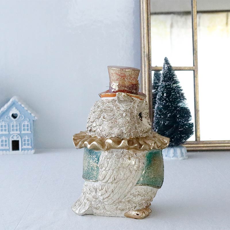 HARMONIER（ハルモニア） ふくろう 置物 クリスマス オブジェ