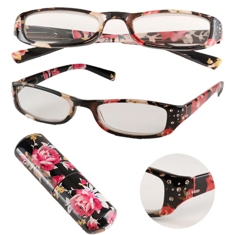 老眼鏡 おしゃれ 女性 ケース付き リーディンググラス ギフト