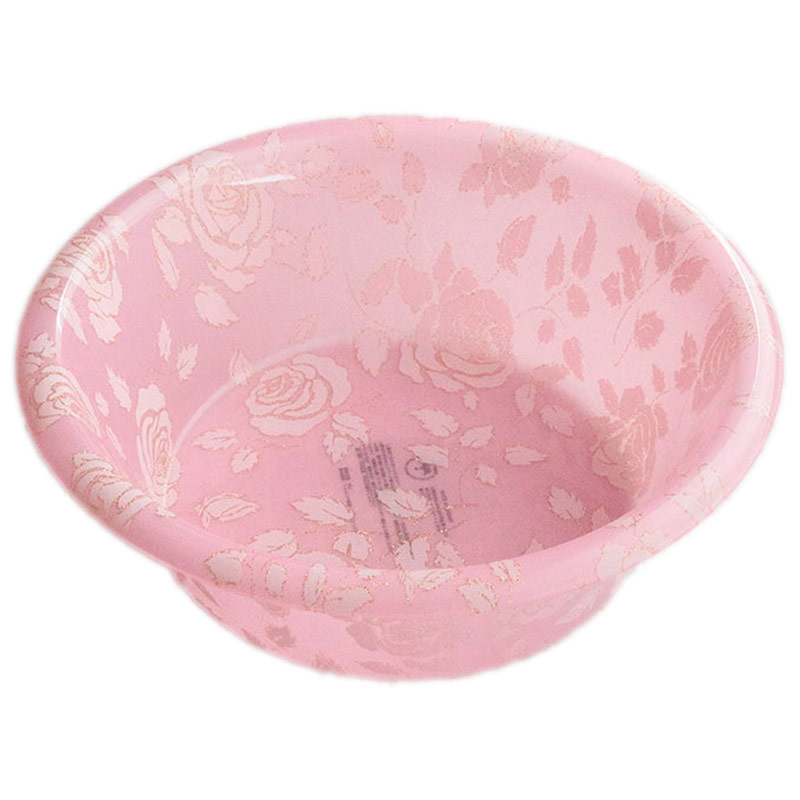 洗面器 おしゃれ 風呂桶 アクリル 深型ボウル 2.5L ピンク ベージュ