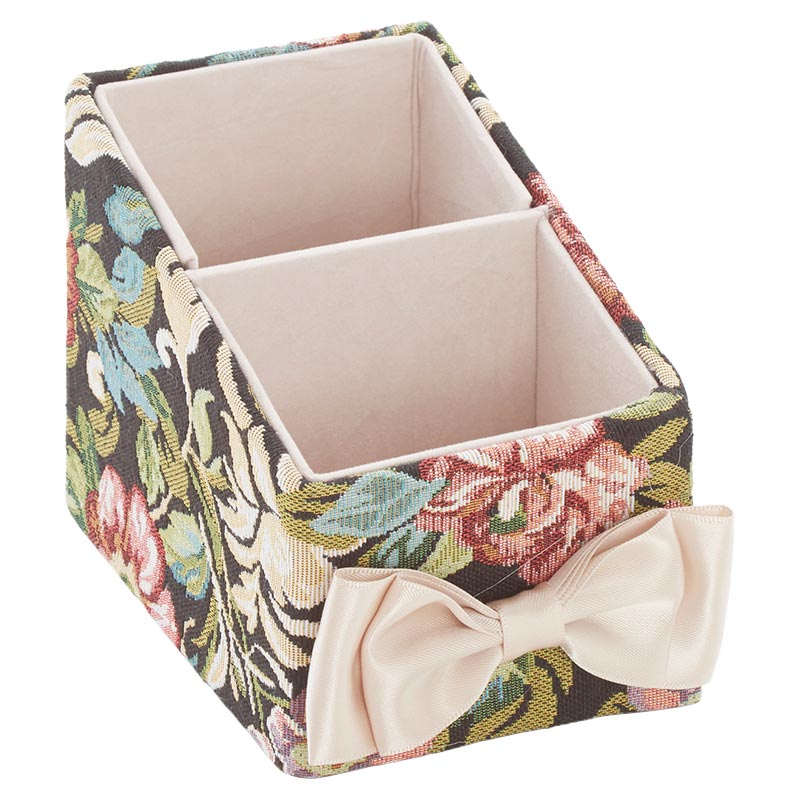 小物入れ おしゃれ ペン立て かわいい リモコンラック 姫系 花柄