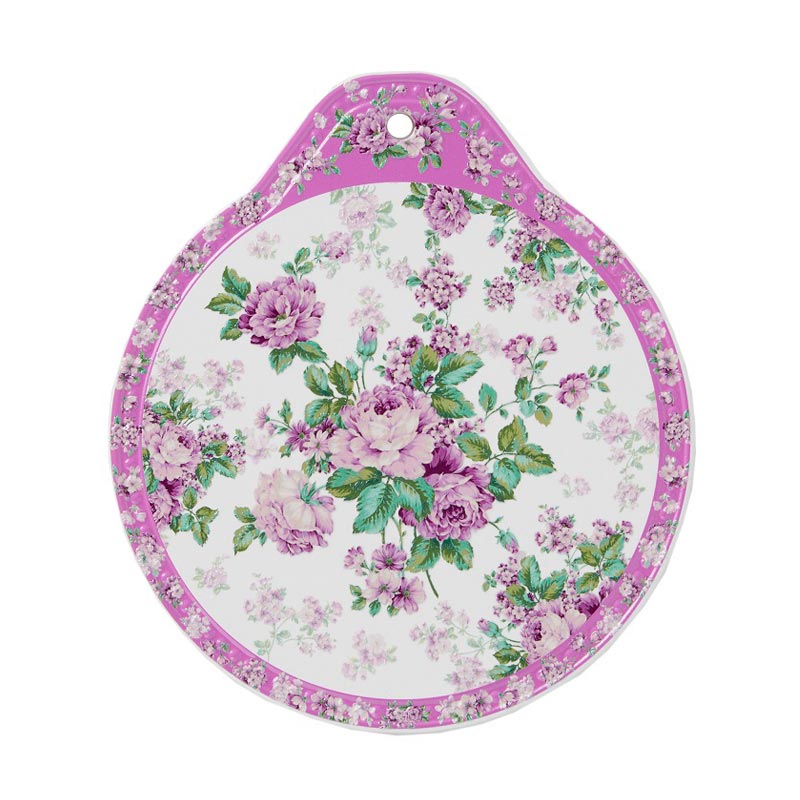 鍋敷き おしゃれ ギフト 誕生日 プレゼント 女性 花柄 バラ柄 馬車 鳥