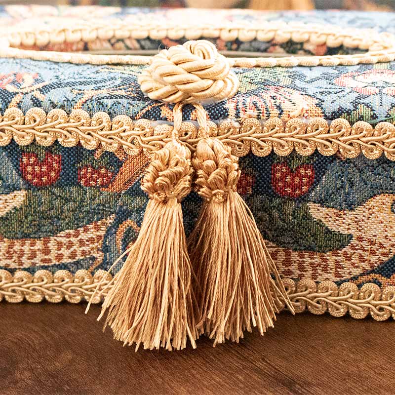 ティッシュケース おしゃれ ジェニファーテイラー いちご泥棒