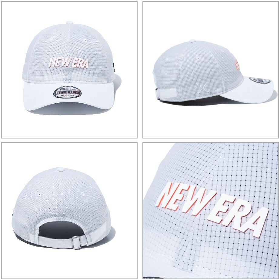 NEW ERA 9THIRTY ホワイトキャップ Women's 9TWENTY ロングバイザー Dot Air ホワイト
