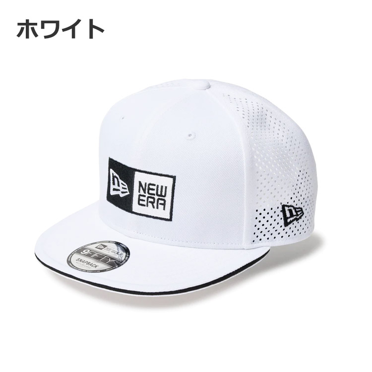 Newera■[Golf] Box Logo Laser Performed Snapback■送料込 NEW ERA 【即納】ニューエラゴルフ 9FIFTY Laser Perforated