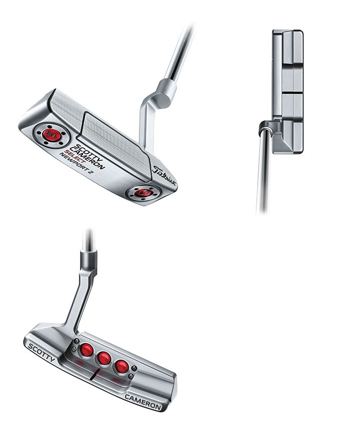 【２点セット】 Titleist [タイトリスト] Scotty Cameron [スコッティ・キャメロン] 【左用】 SELECT NEWPORT2 パター [セレクト ニューポート2] ［日本正規品］ 【6205333386】(22627円)
