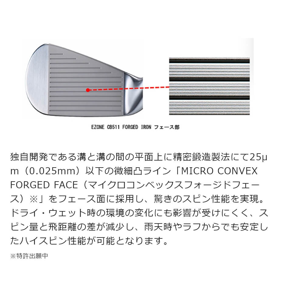 YONEX（ヨネックス） アイアン YONEX EZONE CB 511 フォージド単品