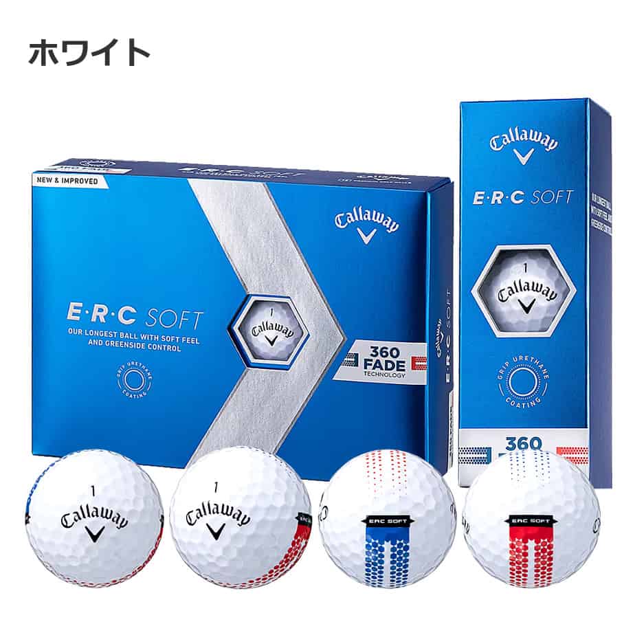 ☆日本の職人技☆ Callaway E R C SOFT 360 FADE ゴルフ ボール 1