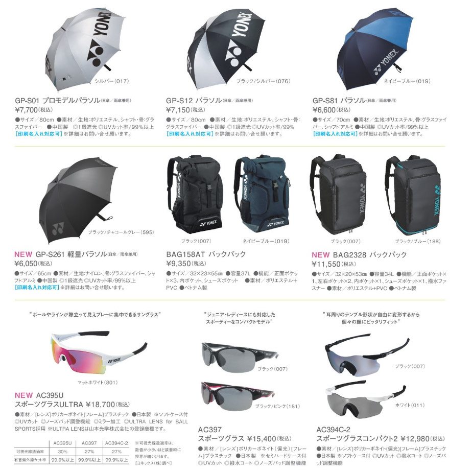 YONEX（ヨネックス） スポーツグラス AC397 ゴルフ サングラス メンズ
