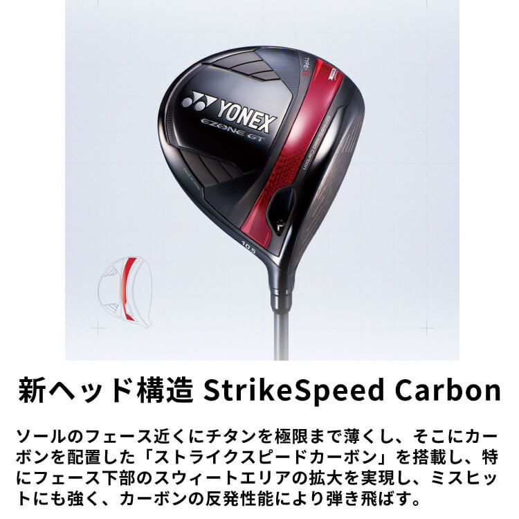 20-60代 人気ファッションブランド YONEX ヨネックス EZONE GT TYPE S ドライバー RK 04GT クラブ