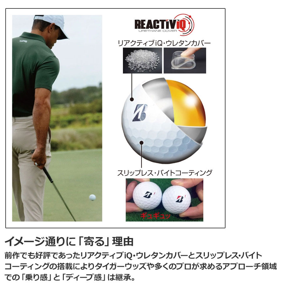 BRIDGESTONE GOLF [即納可能] ブリヂストン ツアー B XS ゴルフボール