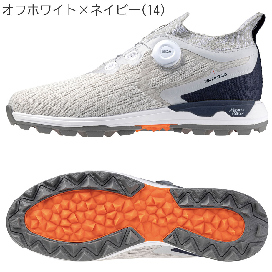 MIZUNO（ミズノ） ウエーブハザード WG ボア ゴルフ シューズ メンズ