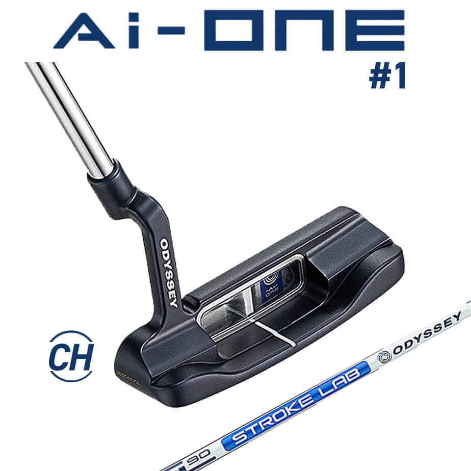 オデッセイ Ai-ONE パター STROKE LAB 90 スチールシャフトONE CH #1 パター Odyssey エーアイワン Ai-ONE  Pistolグリップ 右用 ゴルフ 日本正規品