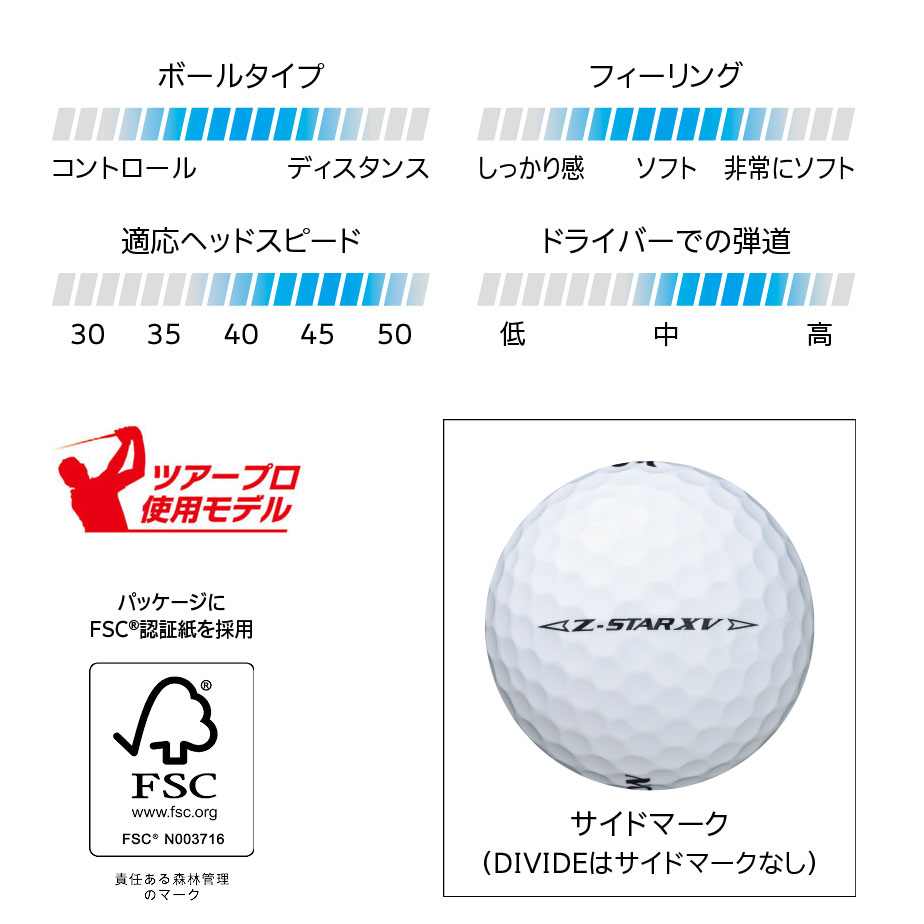 【在庫セール】ダンロップゴルフボール SRIXON Z-STAR XV 2023 SRIXON ゴルフボール ダンロップ スリクソンZ-STAR XV 2023