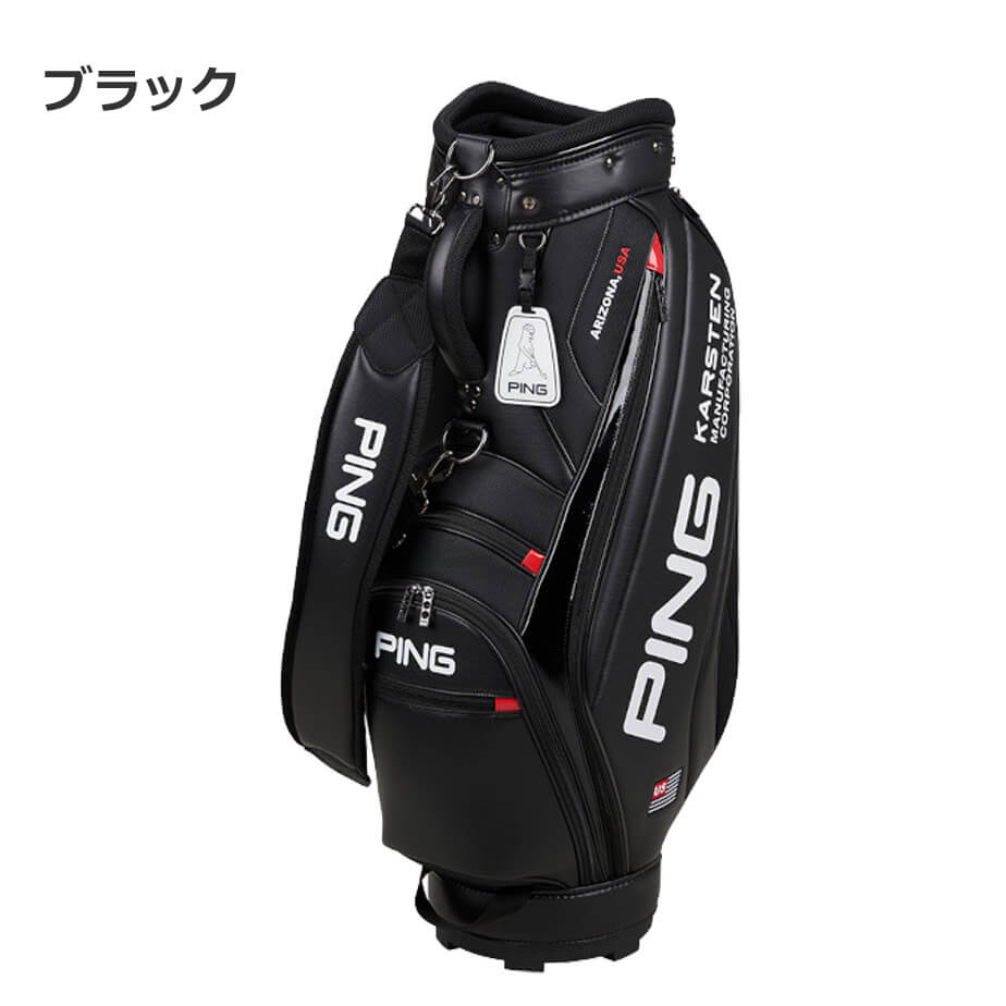 ＼ポイント10倍／ピン CB-U2305 PUスポーツ キャディバック メンズ ホワイト ブラック ガンメタル 9.5インチ PU SPORTS ゴルフ PING｜yatogolf｜03