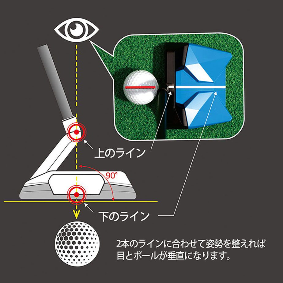 パター クロスパット ゴルフ CROSSPUTT GOLF Edge エッジ 1.0 メンズ