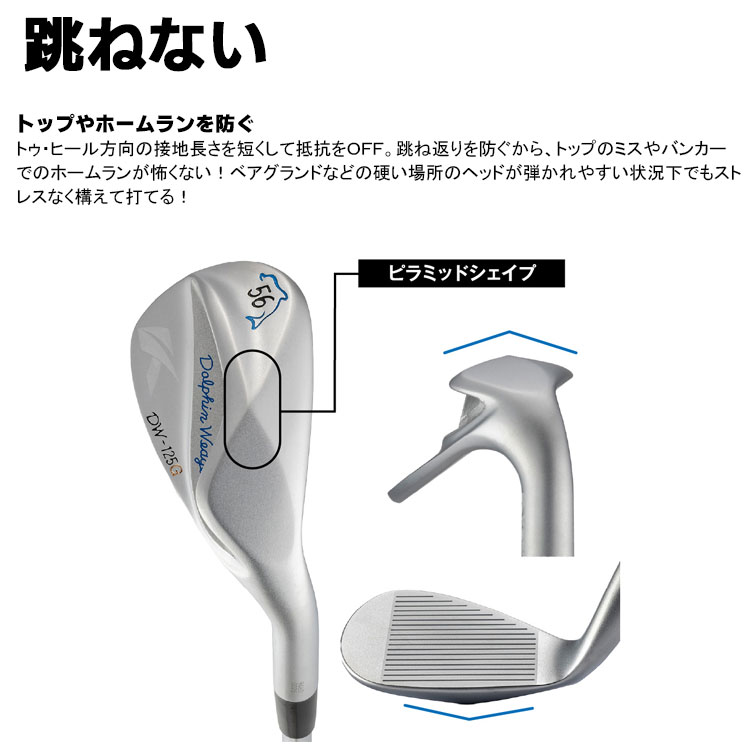 kasco（キャスコ） ドルフィン ウェッジ DW-125G クロムメッキ メンズ