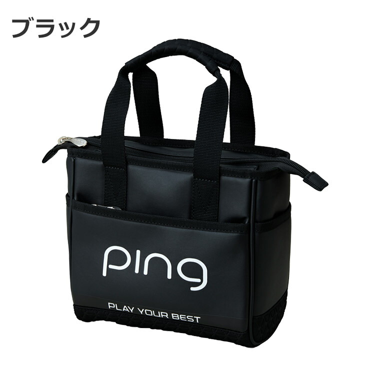 PING ラウンドトート/ブラック GB-N2503 ネイティブライトラウンドトート(ブラック): バッグ