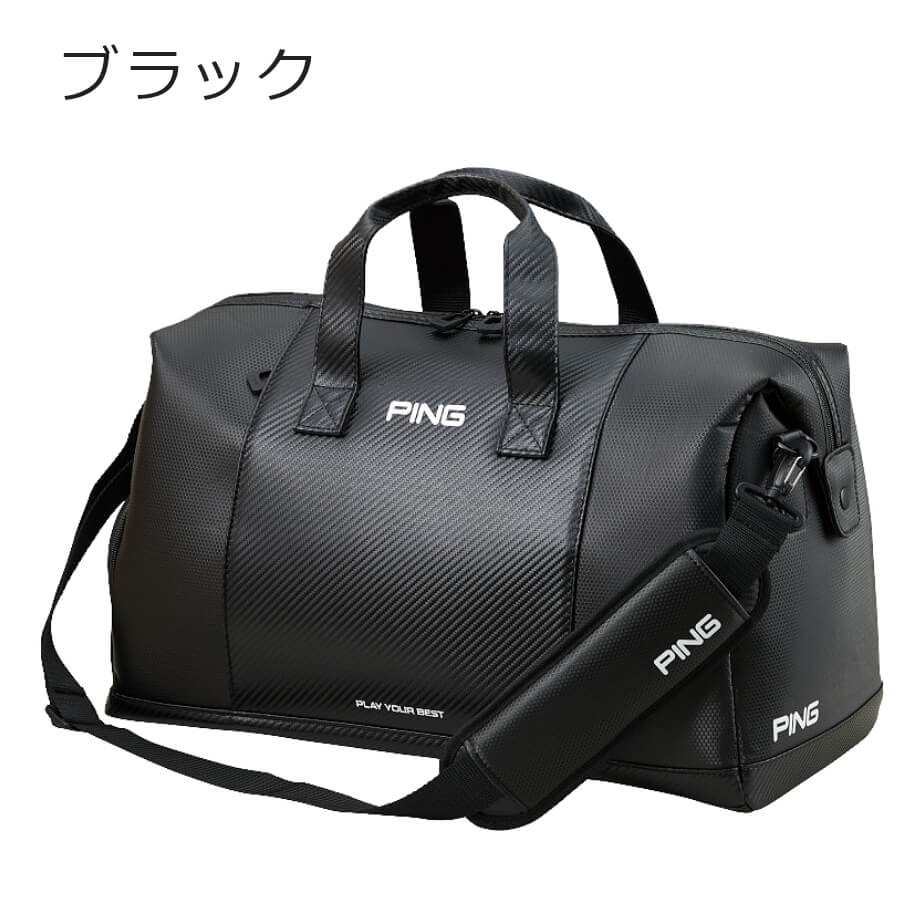ピン（PING）ゴルフ ツアーライト ボストンバッグ GB-P2202 BK
