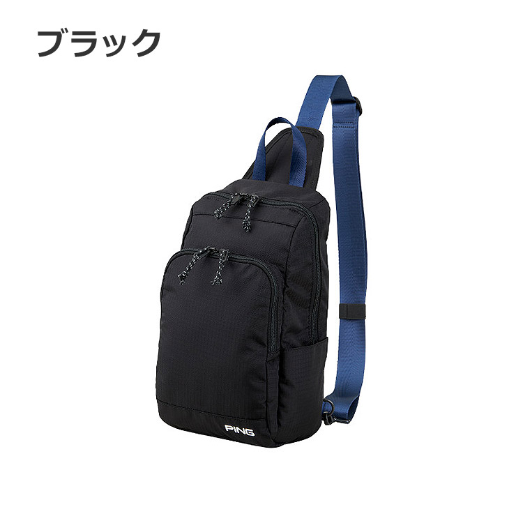 ピン ブラックライン スリングバッグ GB-P2410 PING（ピン） GB-P2410 ブラックライン スリングパック ブラック BLACK