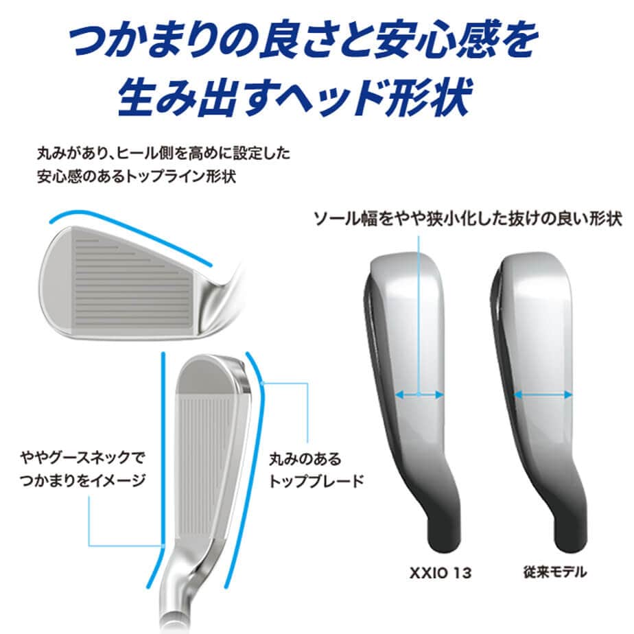 SRIXON ダンロップ ゼクシオ13 アイアン5本セット(＃6〜9、PW