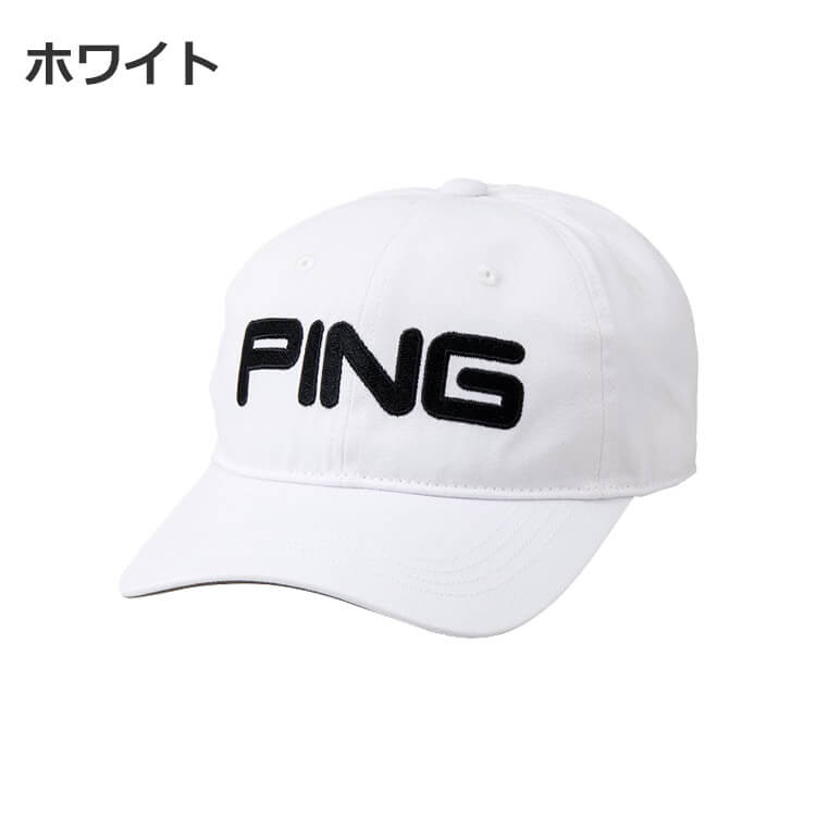 PING（ピン） ジュニアキャップ ホワイト ブラック ブルー レッド HW
