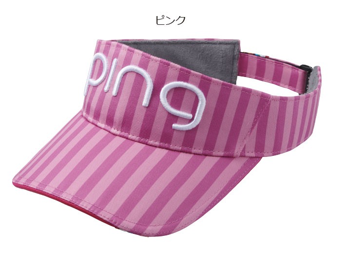 PING ゴルフウェア Lサイズ サンバイザー付き PING（ピン） HW-L192 レディース サンバイザー 34879 : ヤトゴルフ