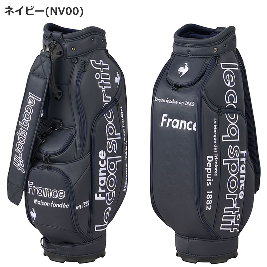 le coq sportif GOLF キャディバッグ（色：ネイビー系）｜ゴルフ用