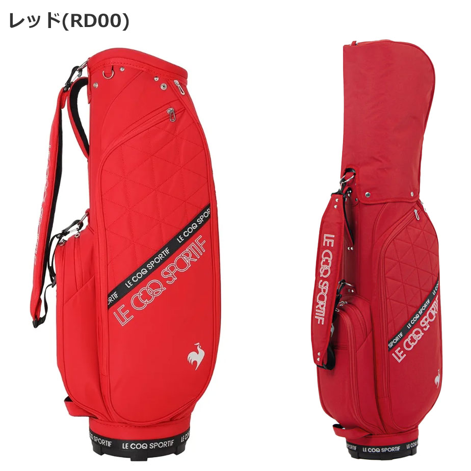 LE COQ SPORTIF ゴルフ キャディバッグ レッド le coq sportif GOLF（ルコックスポルティフ ゴルフ） ルコック
