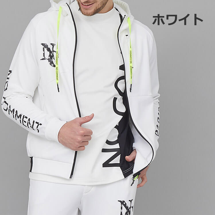 NO COMMENT PARIS ジャケット XXL ブラック　ゴルフウェア 未使用品 メンズ ノーコメントパリ NO COMMENT PARIS