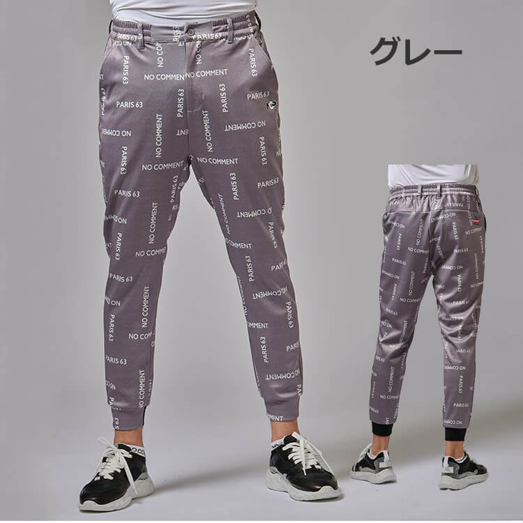 NO COMMENT ノーコメント ゴルフ パンツ L 黒　春、秋 ノーコメントパリ（ゴルフ メンズウエア）｜ゴルフ | スポーツ