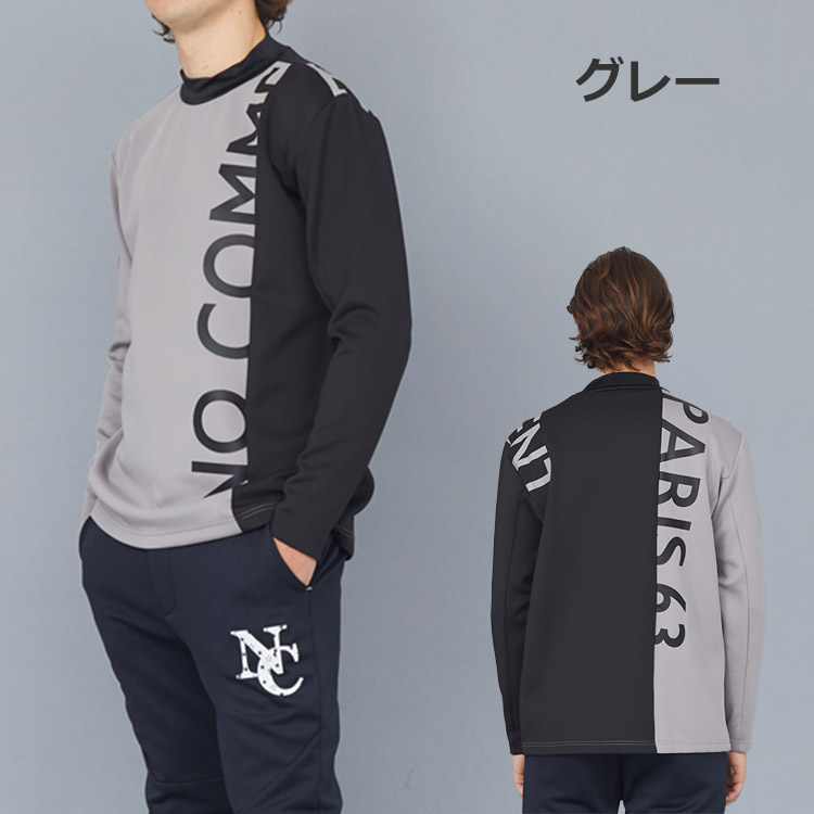 NO COMMENT PARIS ノーコメントパリ モックネック 長袖 シャツ NO COMMENT PARIS（ノーコメントパリ） NC スポーツ モックネック