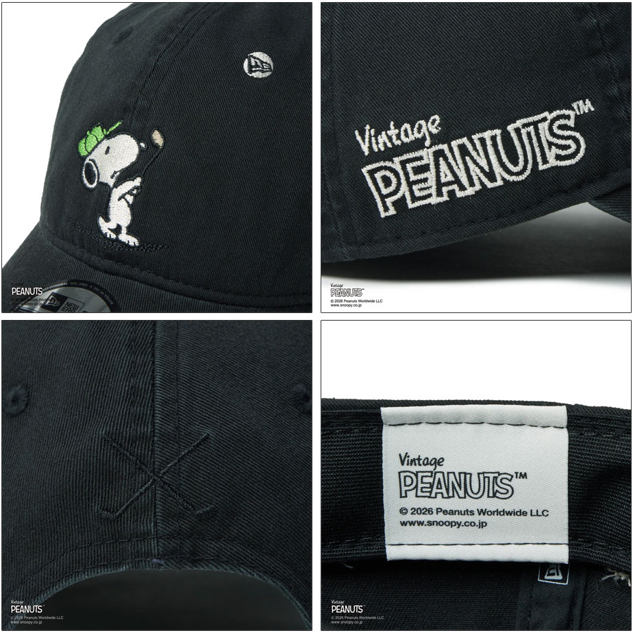 NEW ERA（ニューエラ） ゴルフ 9TWENTY Vintage PEANUTS ピーナッツ