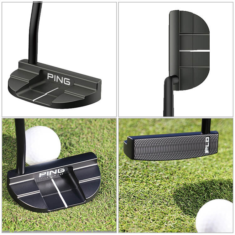 ピン PLD MILLED PUTTER DS 72 BLK CHROME STEPLESS スチールシャフト ガンメタル仕上げ メンズ 左用  ディーエス 72 ゴルフ 日本正規品 PING