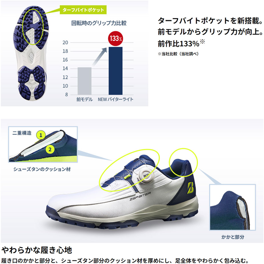 BRIDGESTONE GOLF ブリヂストン ゴルフ ゼロ・スパイク バイター