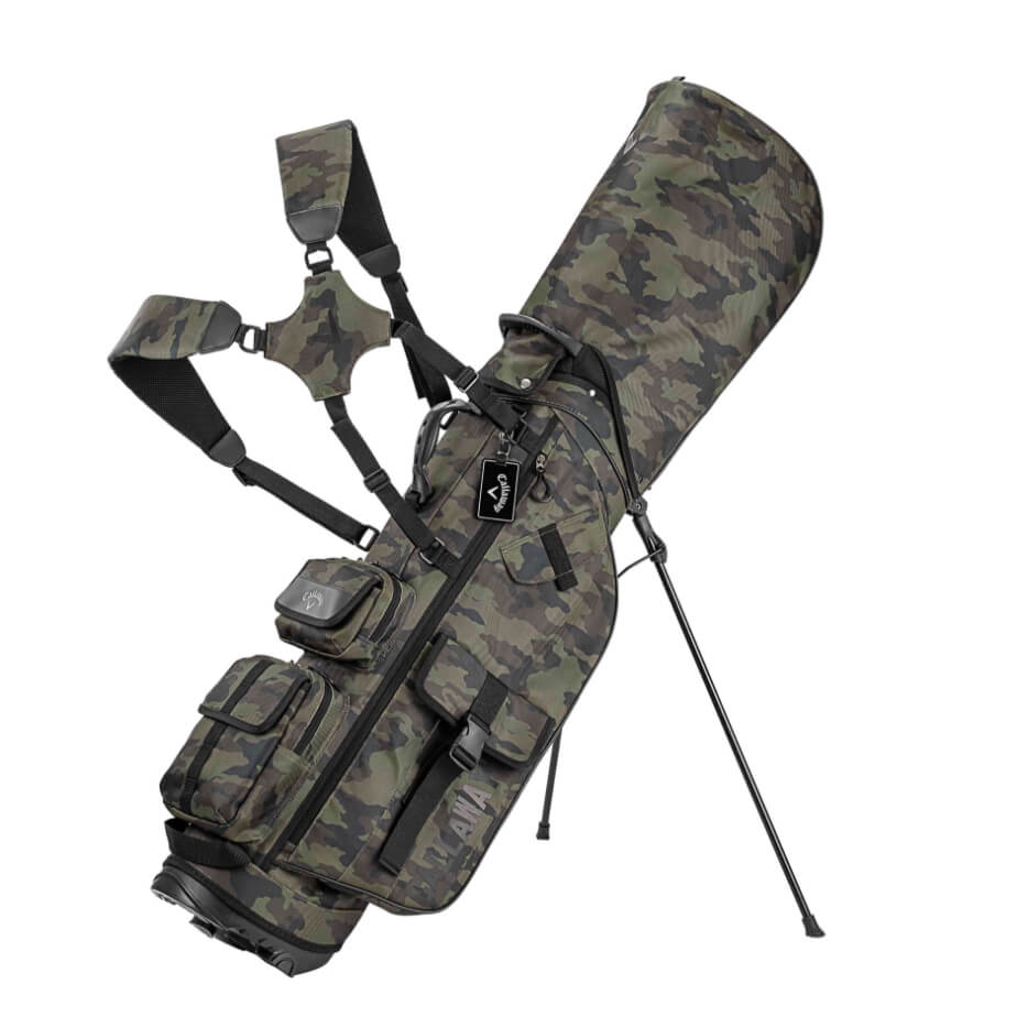 Callaway キャロウェイ キャディバッグ スタンド カモ 迷彩 カバー付き Callaway キャロウェイゴルフ キャディバッグ カモフラージュ