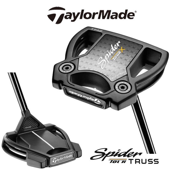 テーラーメイド Spider TOUR X TRUSS TM2 トラスセンター KBS BLACK STEPLESS スチールシャフト メンズ 右用 ゴルフ TaylorMade [日本正規品] | TaylorMade | 01