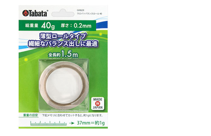 Tabata タバタ ゴルフ 鉛 テープ ゴルフメンテナンス用品 ウエイトバランス MIX 20 GV0621 【76%OFF!】