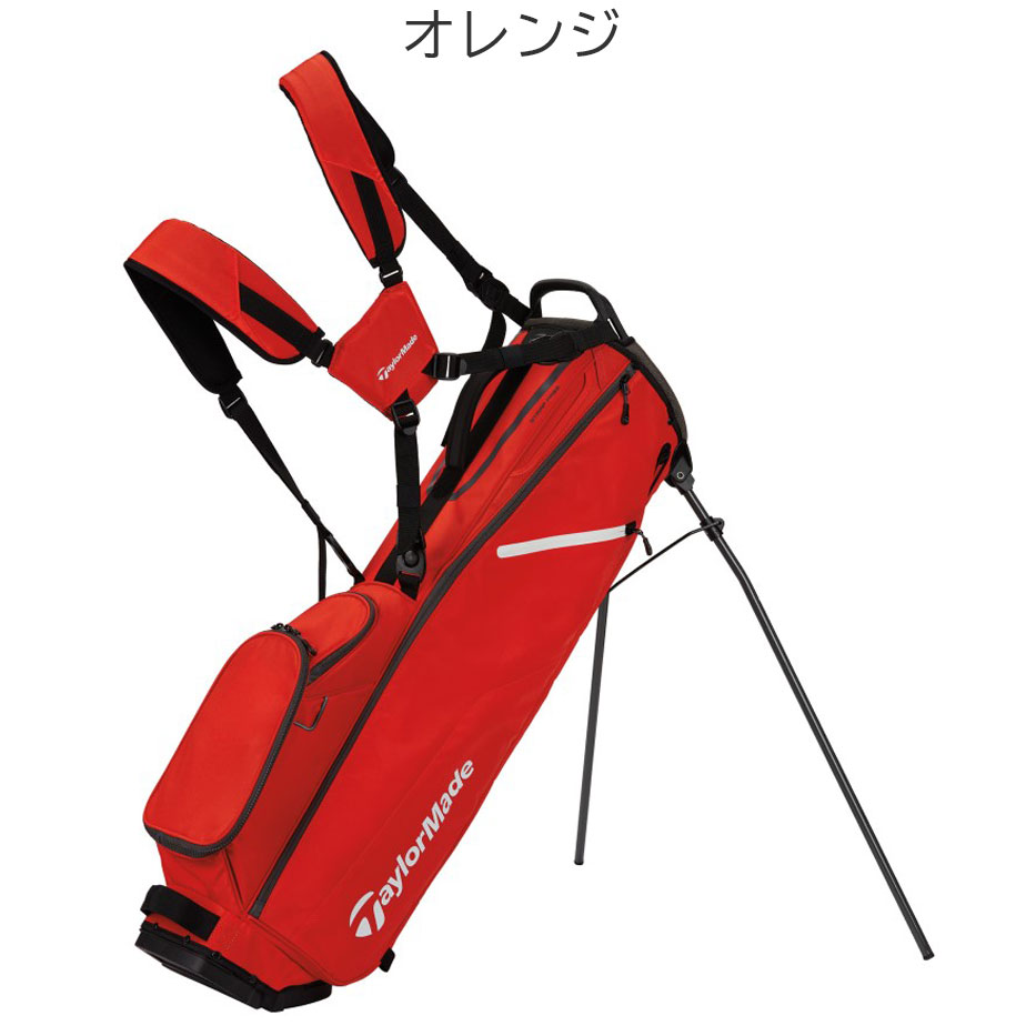 ぬ*い様 オーデマピゲ　TaylorMade FLEX キャディバッグ レッド TaylorMade（テーラーメイド） キャディバッグ フレックステック ネオ