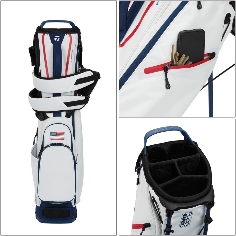 TaylorMade テーラーメイド キャディバッグ スタンド式 9型 TaylorMade（テーラーメイド） キャディバッグ フレックステック ネオ