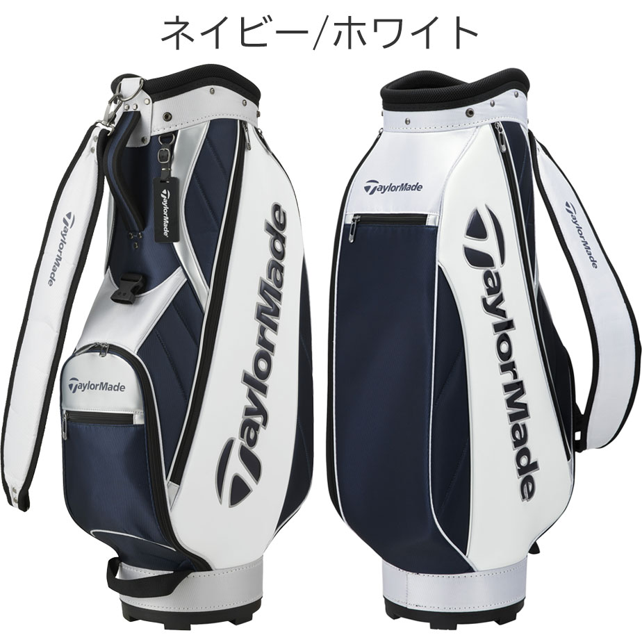 TaylorMade ゴルフバッグ ホワイト/ネイビーTJ105 トゥルーライト キャディバッグ テーラーメイド TaylorMade トゥルーライト メンズ