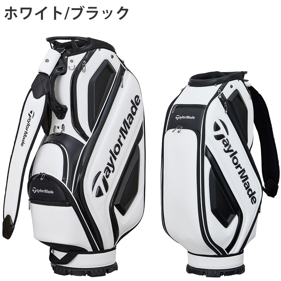 TaylorMade キャディバッグ（色：ホワイト系）｜ゴルフ用バッグ