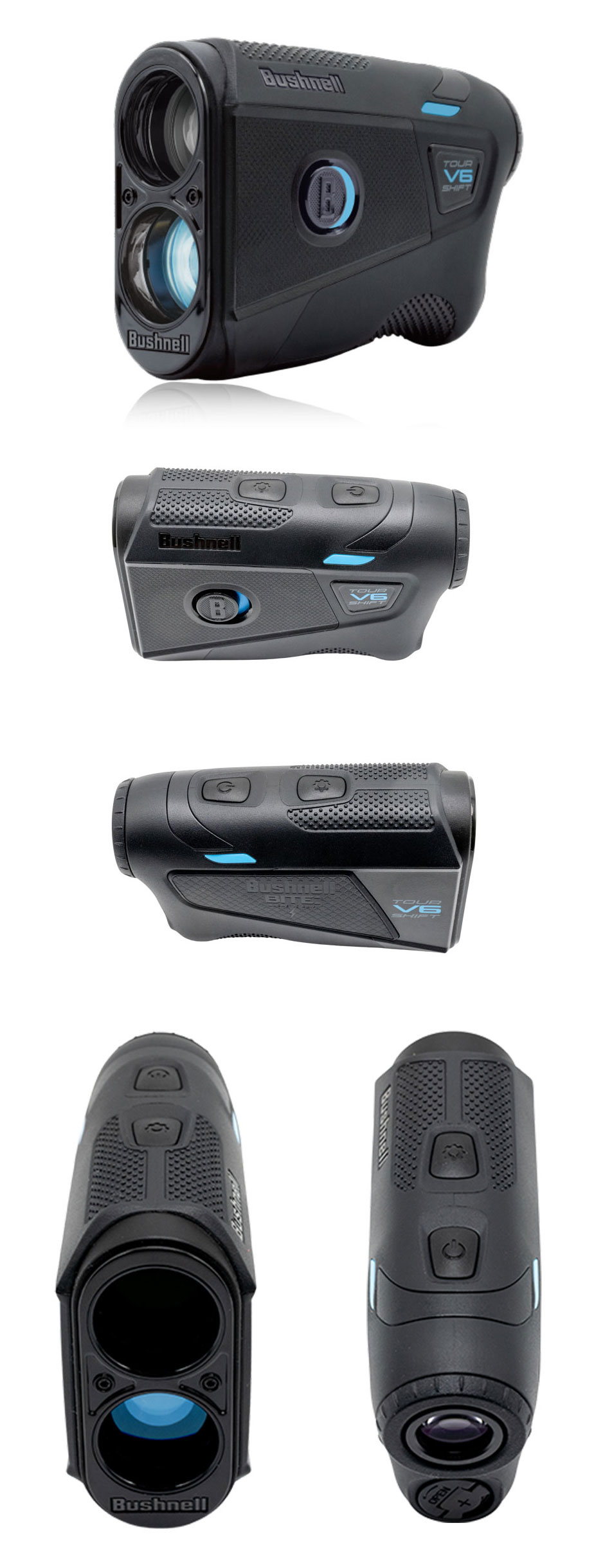 【美品・付属品完備】ブッシュネル ツアーV6 シフト ジョルト ブラック Bushnell（ブッシュネル） ブッシュネルゴルフ ピンシーカー ツアー V6