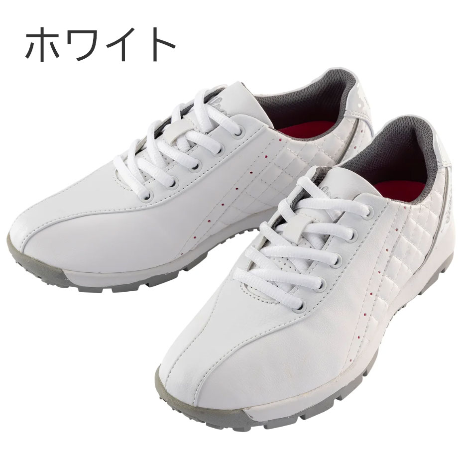 【お早目発送】ウイルソンベア スパイクレスシューズ レディース WBSL-2390 ホワイト 3E相当 ゴルフシューズ 2023年モデル WILSON BEAR Wilson Staff（ウィルソンスタッフ） 【あすつく対応】ウイルソンベア