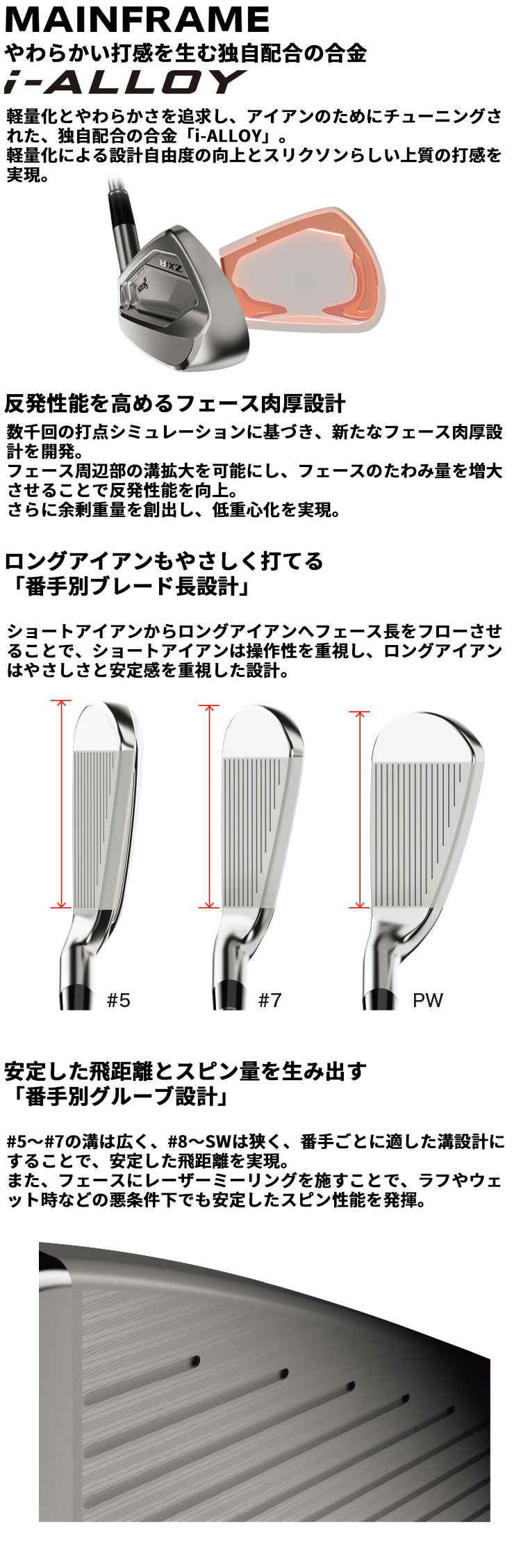dオーダー品 SRIXON メーカー正規カスタム スリクソン ZXiR 2027 単品アイアン 右用