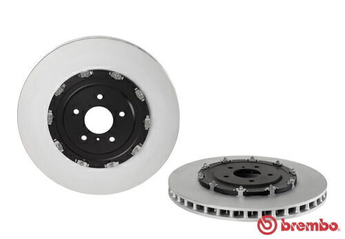 brembo FLOATING BRAKE DISC フロント プレーンディスク 日産 ニッサン GT-R R35 390×34mm用 09.B386.23