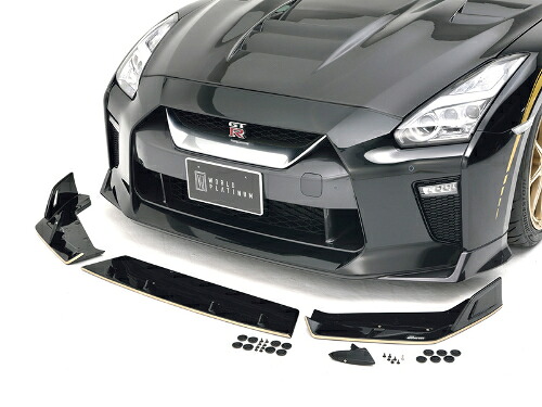 ROWEN �t�����g���[�V���O�X�|�C���[(FRP+�J�[�{��) �f�n ���Y GT-R(MY2017�`) R35�p(1N005A10)