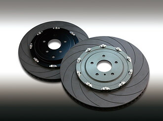 DIXCEL BRAKE DISC ROTOR FS Type フロント スバル インプレッサ S206 GRB/GVB用 2ピースアッセンブリー・スリットタイプ (FSBS34032W76R/77L)_2