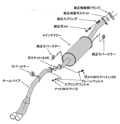 HKS（エッチケーエス） HKS LEGAL MUFFLER スズキ エブリィワゴン
